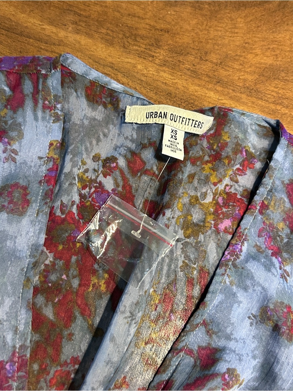 Urban Outfitters Florence Chiffon Watercolor Midi Dress - Picture 6 of 12